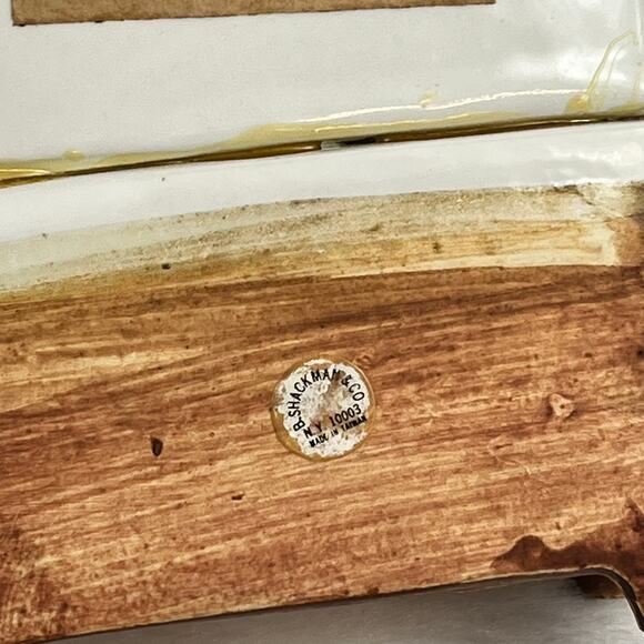 Shackman 1:12 Miniature Dollhouse Porcelain Sink with Mirror & Faucets Japan - Picture 11 of 12